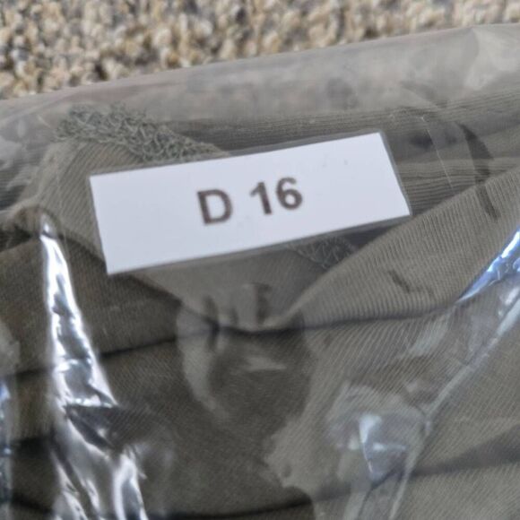 n: philanthropy x Revolve Charley Mini Dress Medium Women's Martini Olive Preppy - Picture 10 of 10